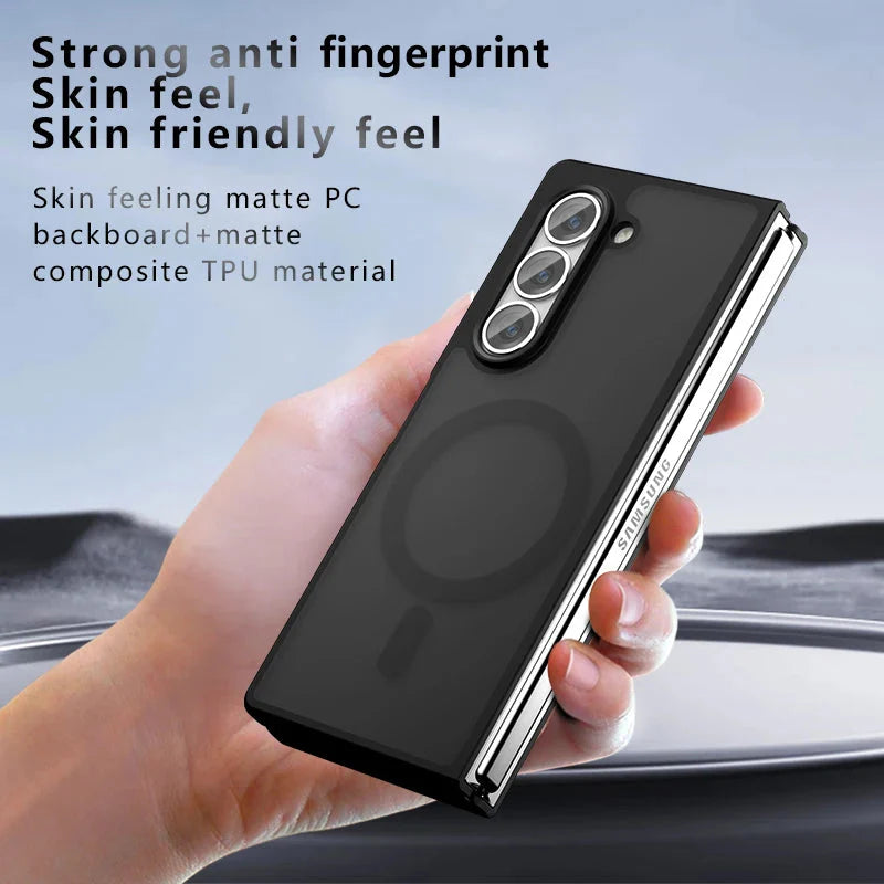 Magnetic Frosted Matte Case Z Fold 6