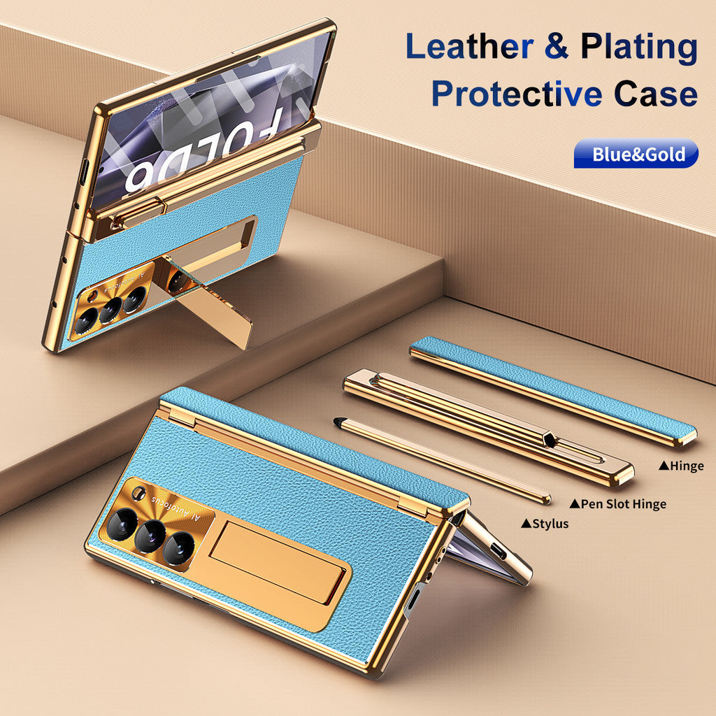 S Pen Leather Z Fold Case