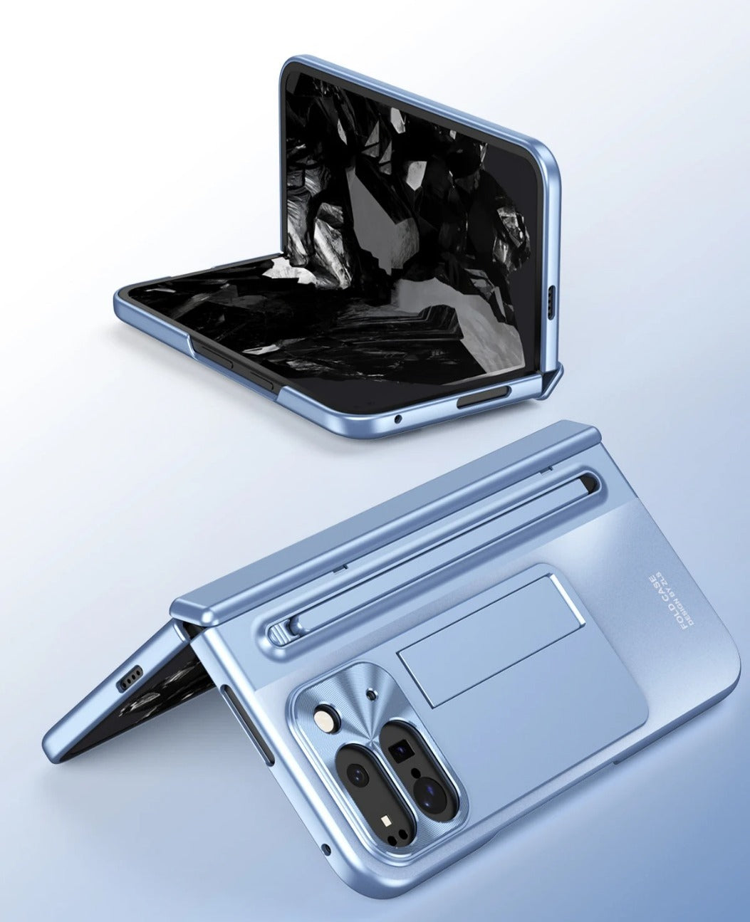 FlexGuard Google Pixel 10, 9 Pro Fold Case with Stylus Slot & Bracket Stand