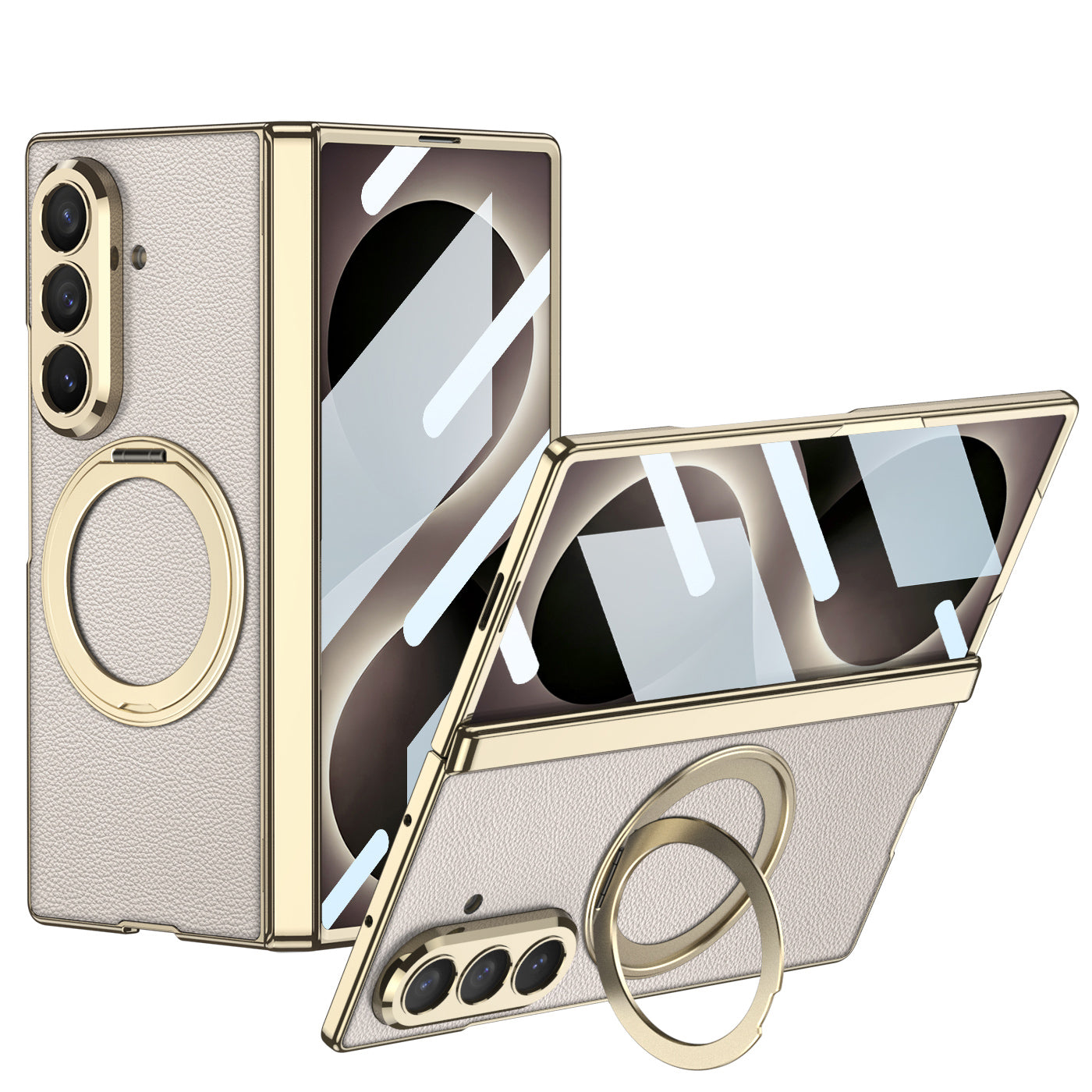 RoyalAura™ Leather MagSafe Case for Samsung Galaxy Z Fold 8, 8 Ultra, 7 Series