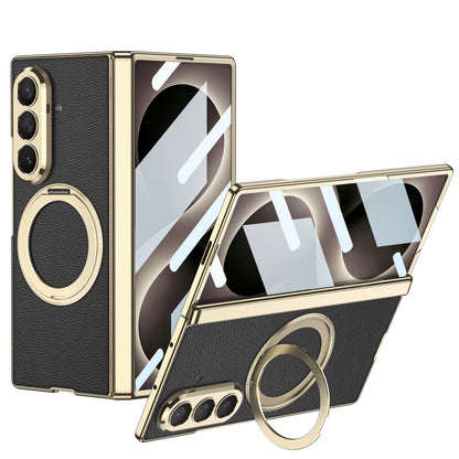 RoyalAura™ Leather MagSafe Case for Samsung Galaxy Z Fold 8, 8 Ultra, 7 Series