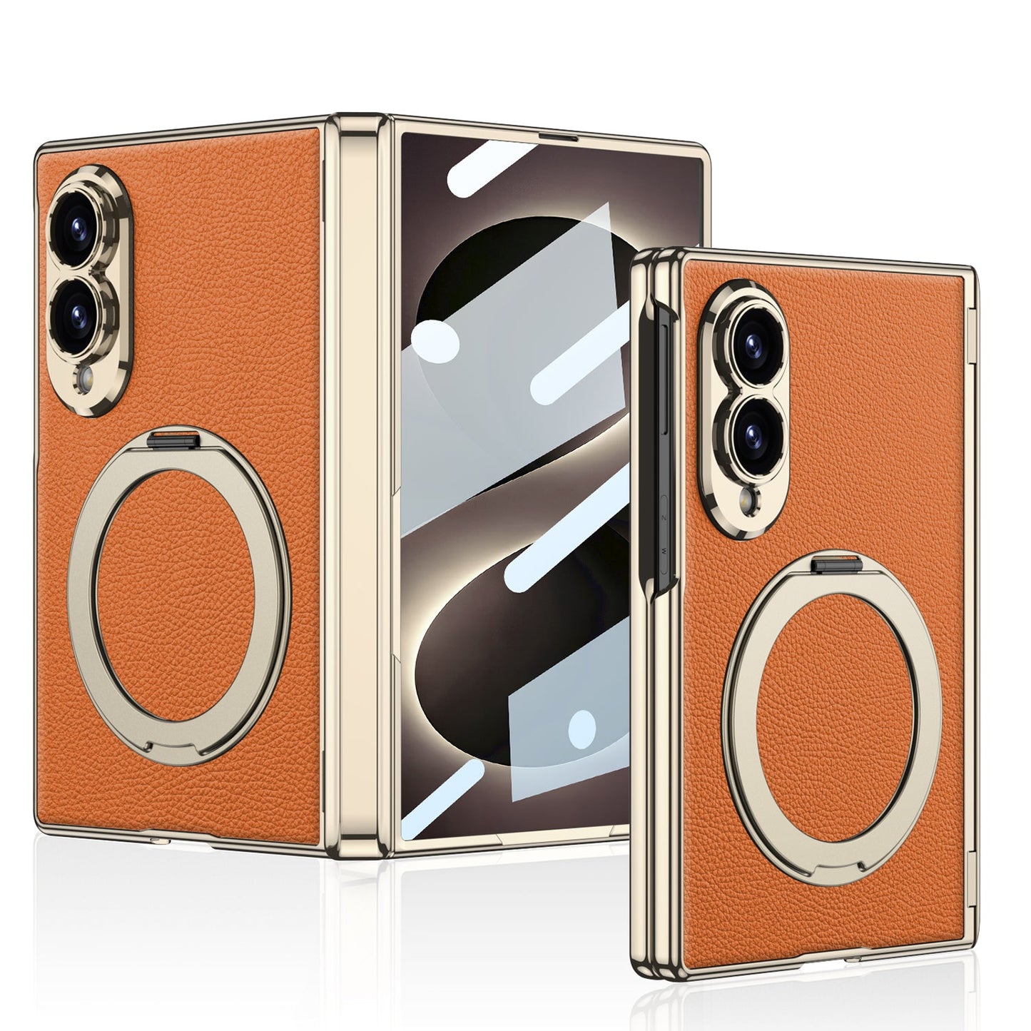 RoyalAura™ Leather MagSafe Case for Samsung Galaxy Z Fold 8, 8 Ultra, 7 Series