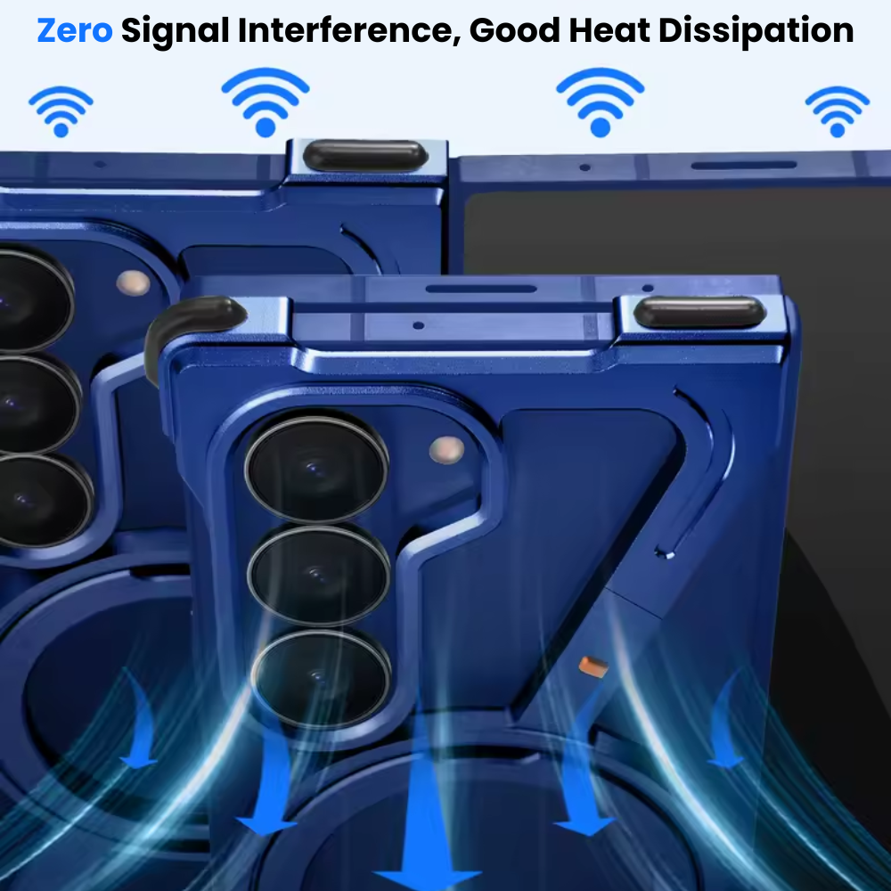 SteelEdge™ Pro Magnetic Alloy Bumper Case for Z Fold 7