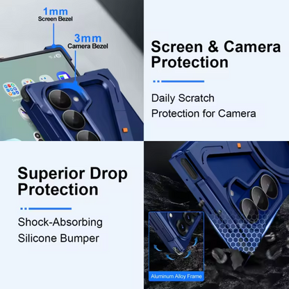 SteelEdge™ Pro Magnetic Alloy Bumper Case for Z Fold 7