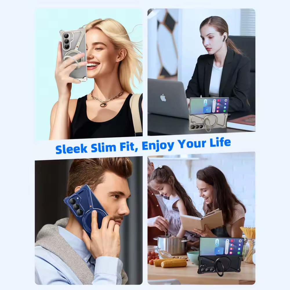 SteelEdge™ Pro Magnetic Alloy Bumper Case for Z Fold 7