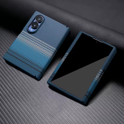 AeroHinge™ Kevlar Texture MagSafe Case for Samsung Galaxy Z Fold 8, 7, 6 Series