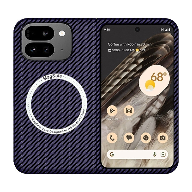 CarbonShield Google Pixel 9 Pro Fold Case with Magnetic Armor & Camera Lens Guard