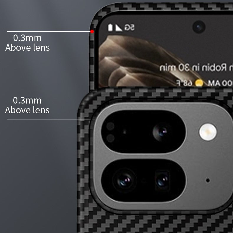 CarbonShield Google Pixel 9 Pro Fold Case with Magnetic Armor & Camera Lens Guard