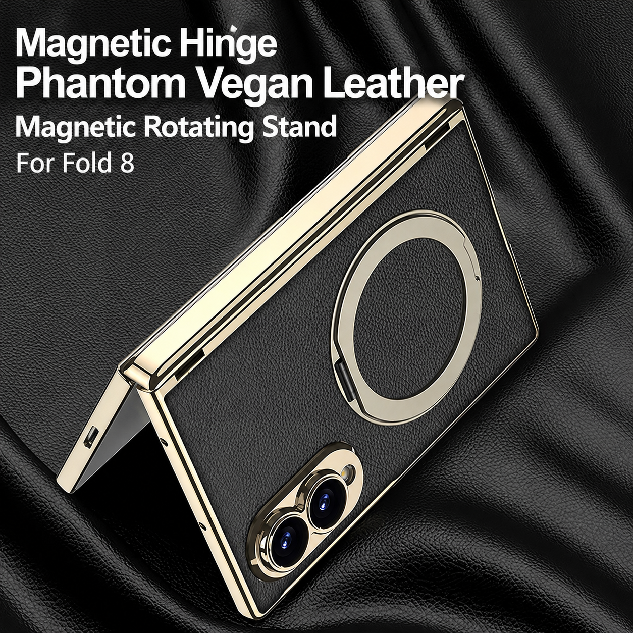 RoyalAura™ Leather MagSafe Case for Samsung Galaxy Z Fold 8, 8 Ultra, 7 Series