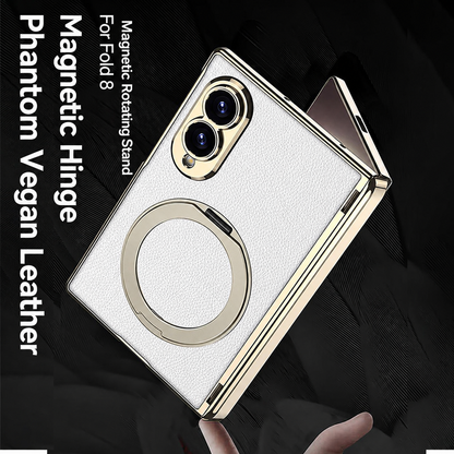 RoyalAura™ Leather MagSafe Case for Samsung Galaxy Z Fold 8, 8 Ultra, 7 Series