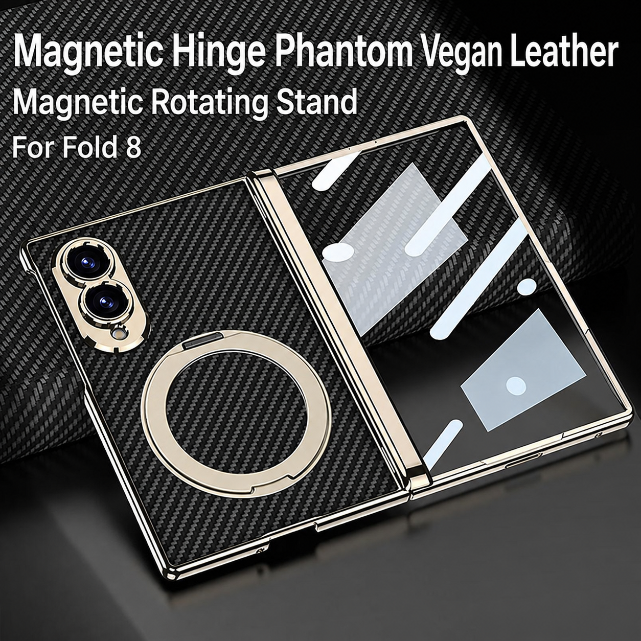 RoyalAura™ Leather MagSafe Case for Samsung Galaxy Z Fold 8, 8 Ultra, 7 Series