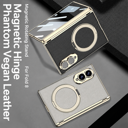 RoyalAura™ Leather MagSafe Case for Samsung Galaxy Z Fold 8, 8 Ultra, 7 Series
