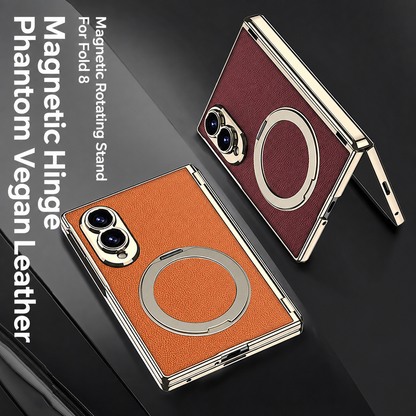 RoyalAura™ Leather MagSafe Case for Samsung Galaxy Z Fold 8, 8 Ultra, 7 Series