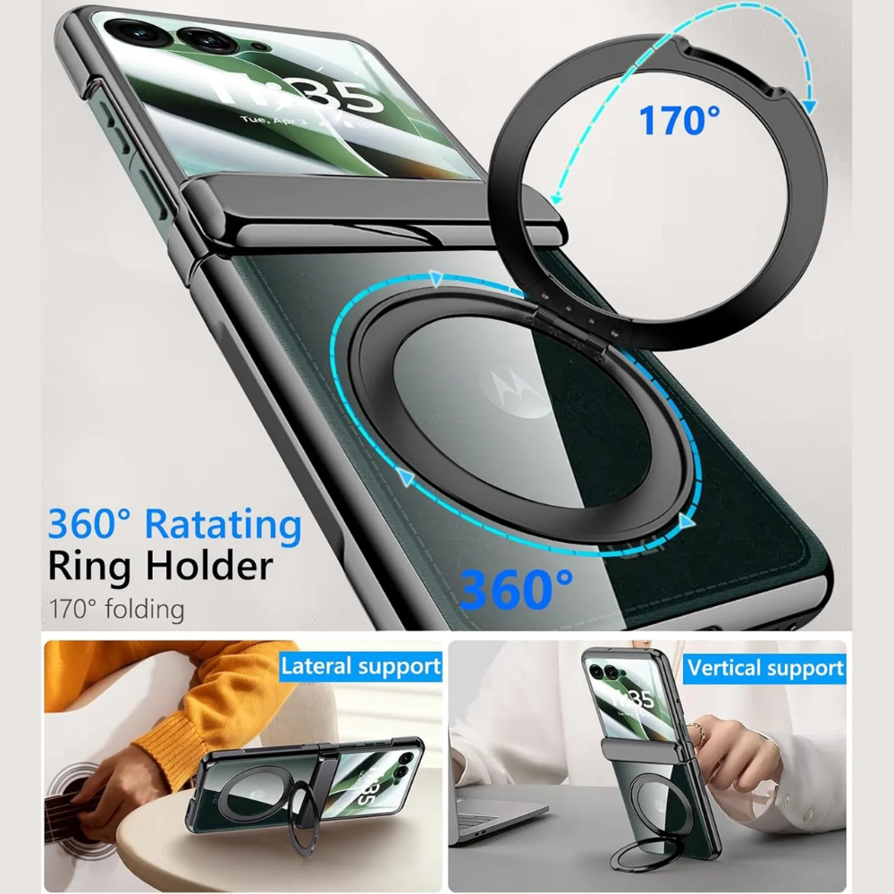 ClearShield Razr – Transparent Ring MagSafe Armor