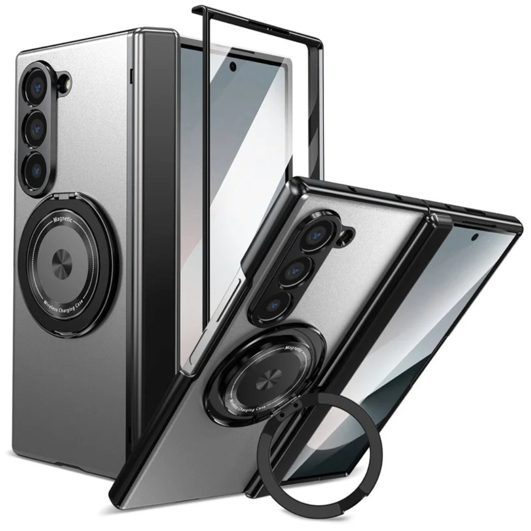 RingArmor Galaxy Z Fold 7, 6, 5 & 4 Magnetic 360° Case with Hinge Protection