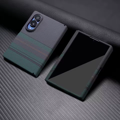 AeroHinge™ Kevlar Texture MagSafe Case for Samsung Galaxy Z Fold 8, 7, 6 Series