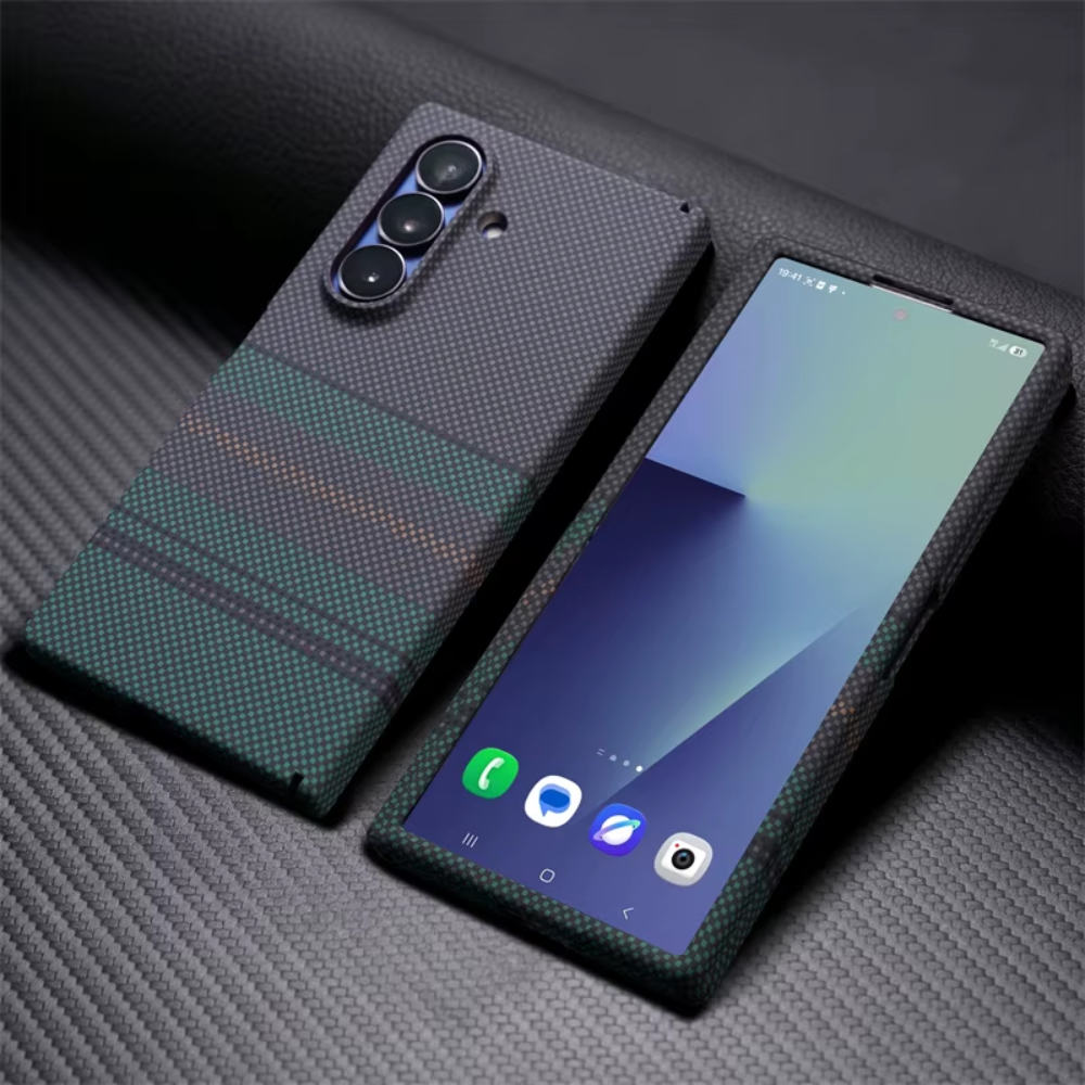 AeroHinge™ Kevlar Texture MagSafe Case for Samsung Galaxy Z Fold 8, 7, 6 Series