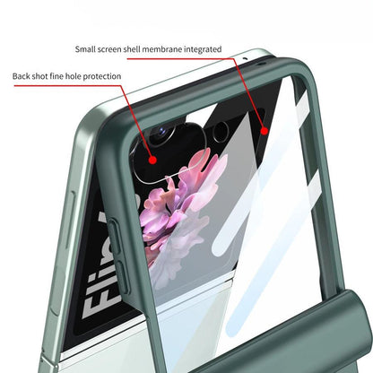 MatteShield Galaxy Z Flip 7, 6 & 5 360° Magnetic Hinge Case with Screen Protection