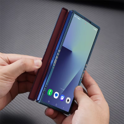 AeroHinge™ Kevlar Texture MagSafe Case for Samsung Galaxy Z Fold 8, 7, 6 Series
