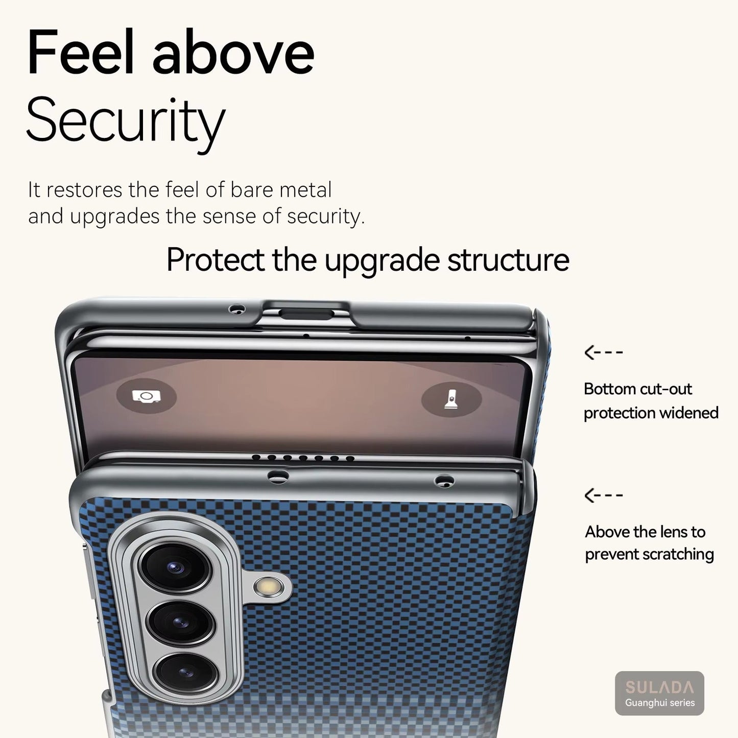 CarbonForce™ Ultra-Thin Kevlar MagSafe Case with HD Screen Guard for Z Fold 7