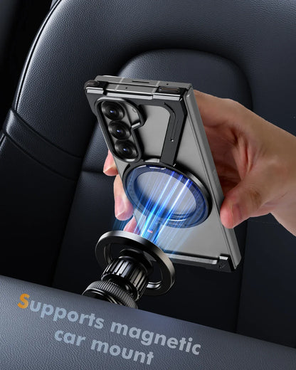 SteelEdge™ Pro Magnetic Alloy Bumper Case for Z Fold 7