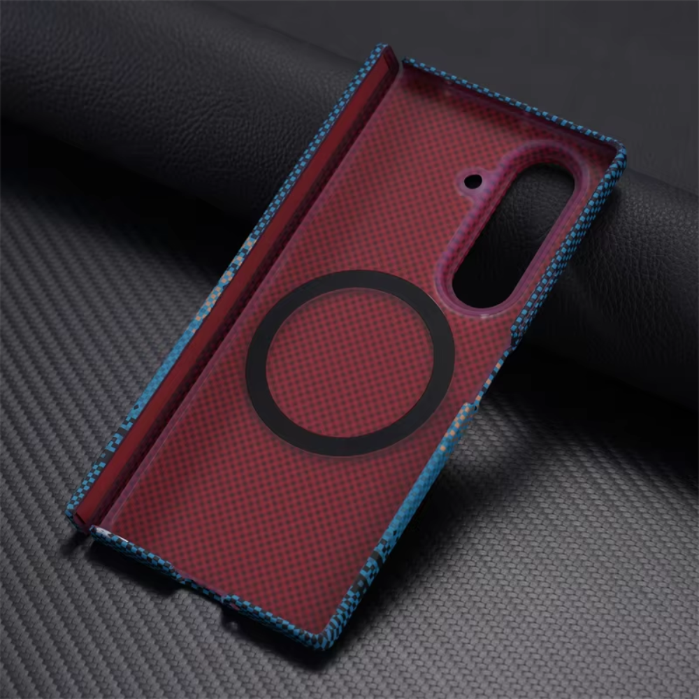 AeroHinge™ Kevlar Texture MagSafe Case for Samsung Galaxy Z Fold 8, 7, 6 Series