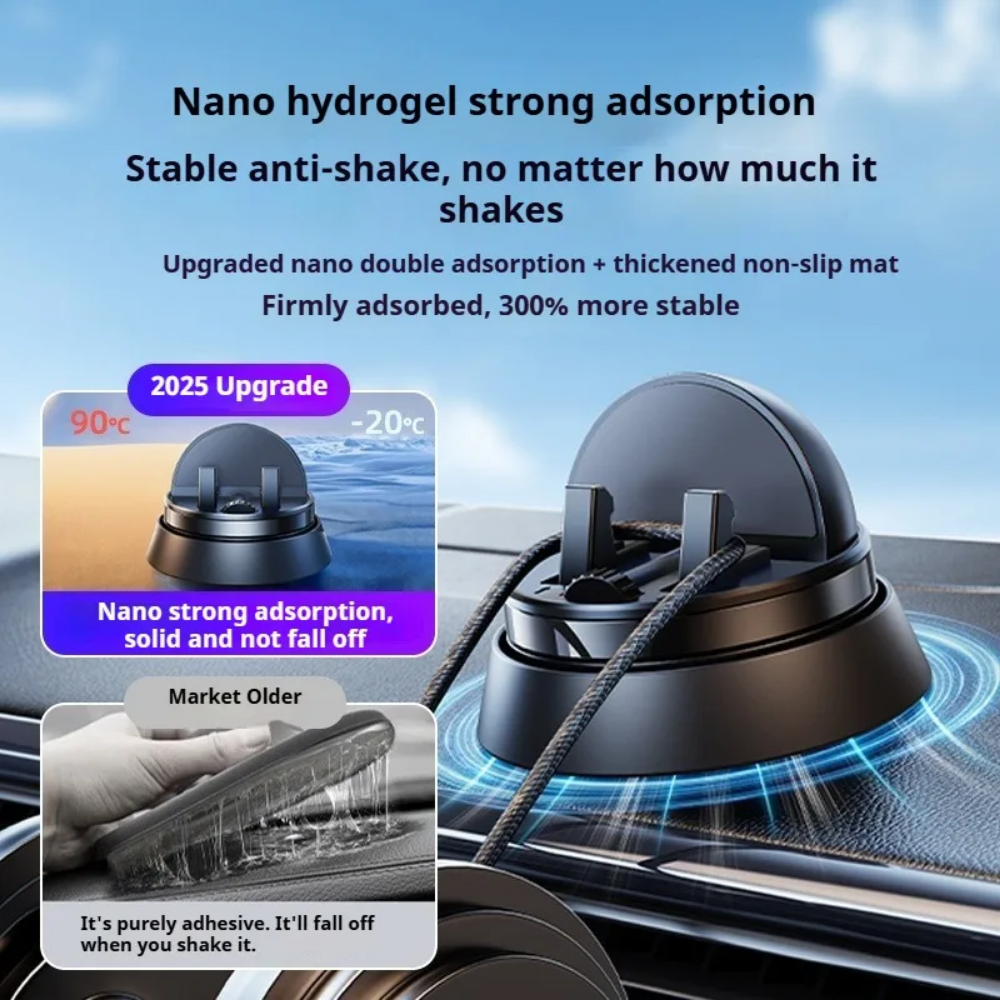 NanoGrip Car Mount – 360° Strong Adsorption Holder