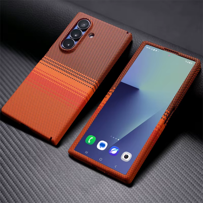 AeroHinge™ Kevlar Texture MagSafe Case for Samsung Galaxy Z Fold 8, 7, 6 Series