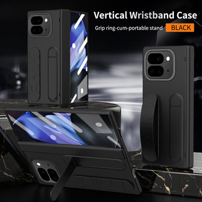 VelvetGuard Pixel 10, 9 Pro Fold Case with Luxe Strap, Camera & Screen Armor