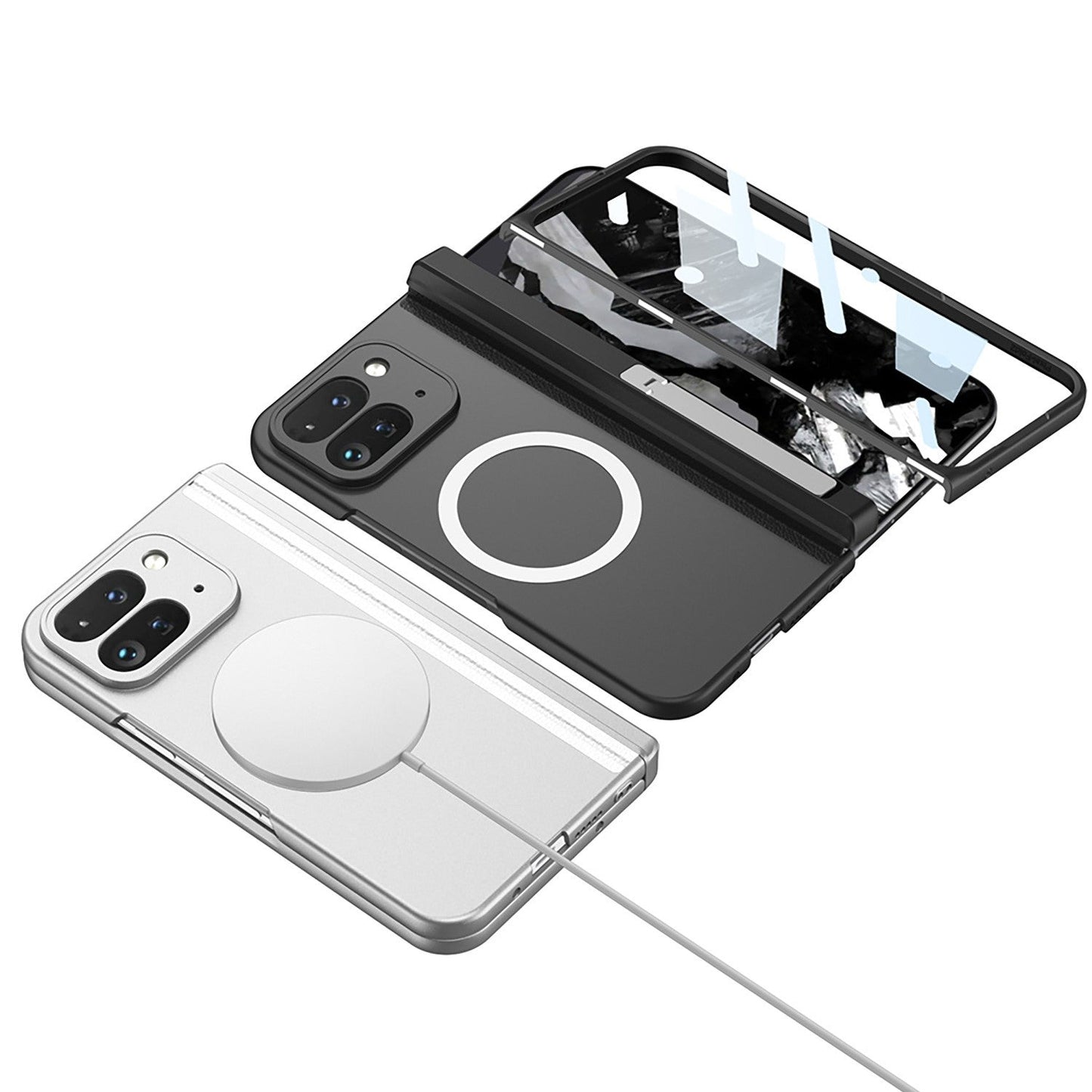 FoldShield MagSafe Google Pixel 9 Pro Fold Case with Kickstand & Hinge Armor