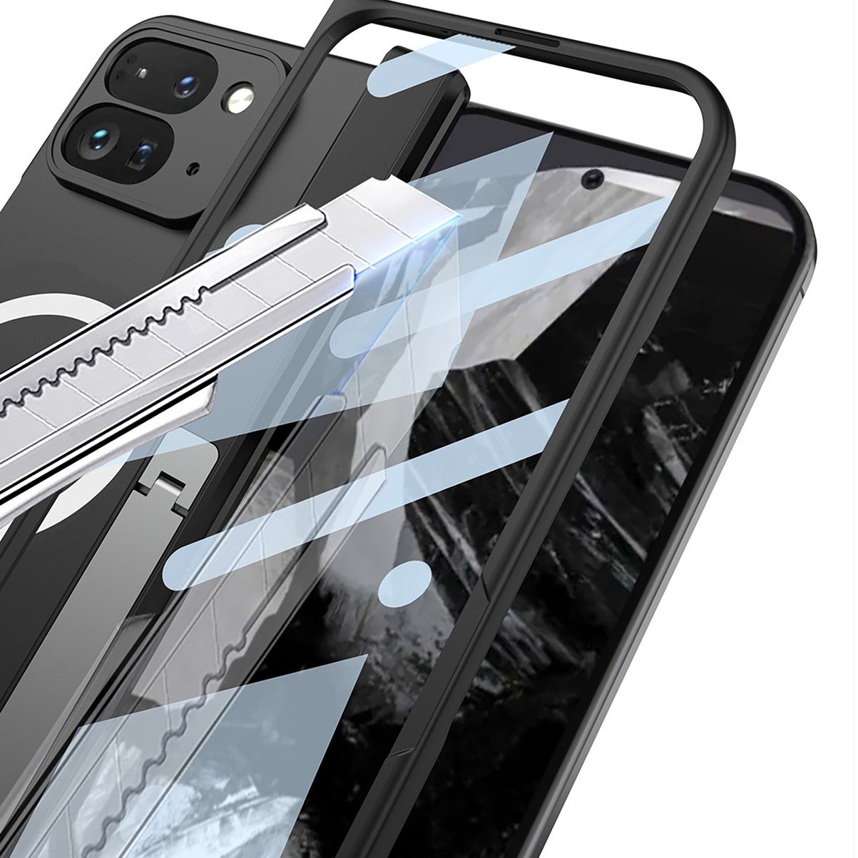 FoldShield MagSafe Google Pixel 9 Pro Fold Case with Kickstand & Hinge Armor