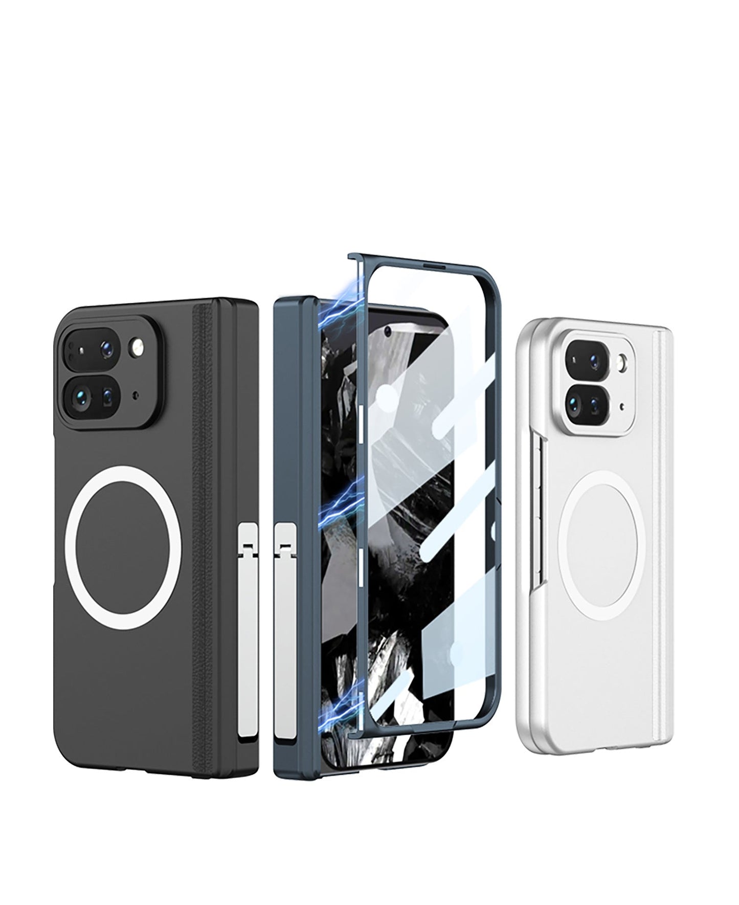 FoldShield MagSafe Google Pixel 9 Pro Fold Case with Kickstand & Hinge Armor