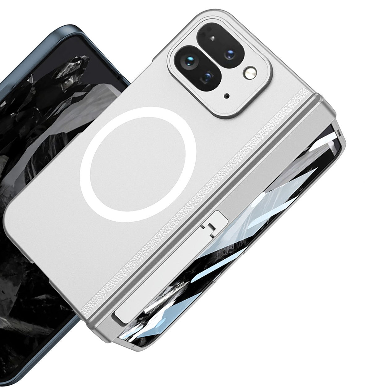 FoldShield MagSafe Google Pixel 9 Pro Fold Case with Kickstand & Hinge Armor