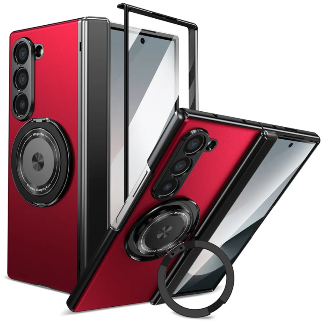 RingArmor Galaxy Z Fold 7, 6, 5 & 4 Magnetic 360° Case with Hinge Protection