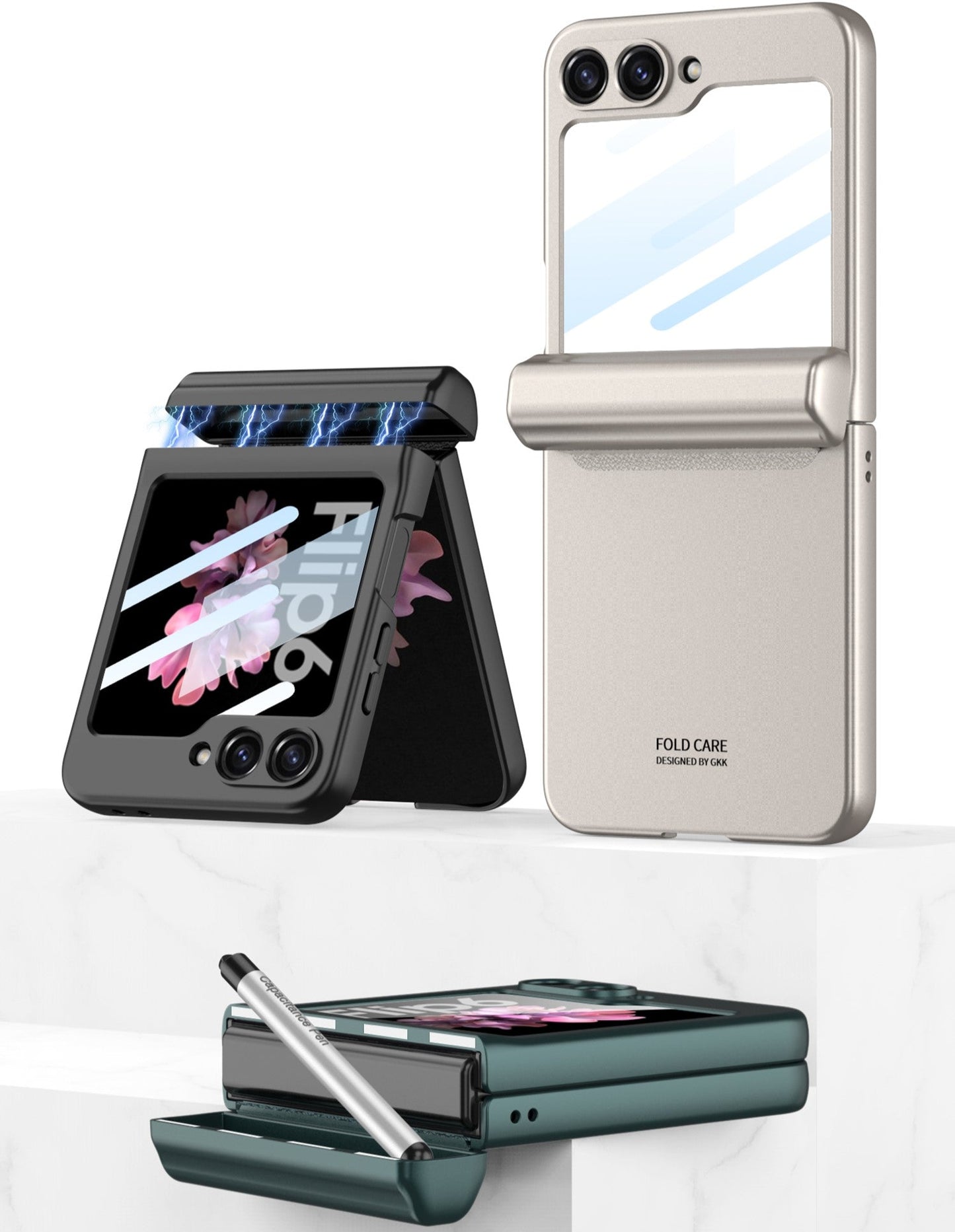 IronClad Galaxy Z Flip 7, 6 & 5 Shockproof Case with Hinge Armor