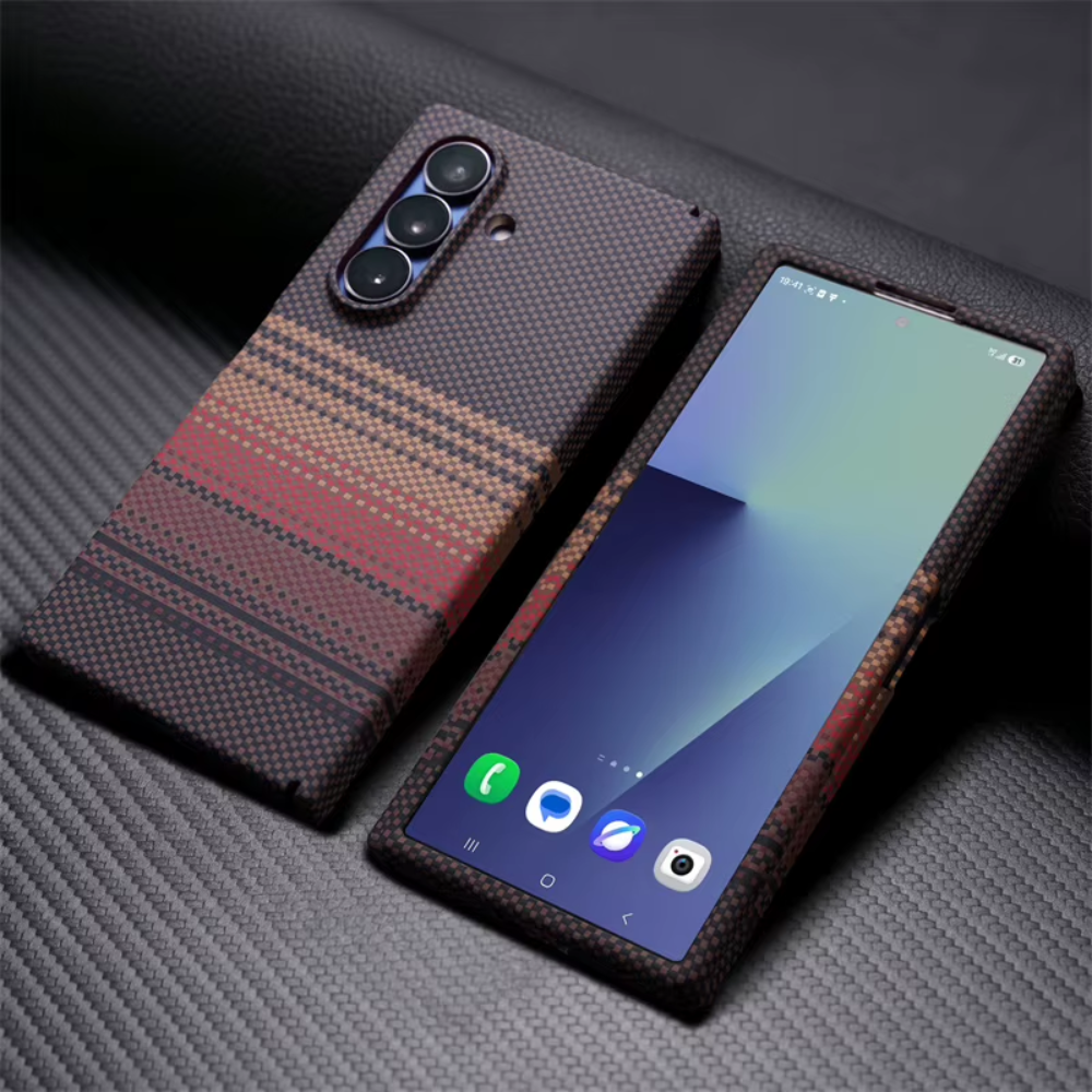 AeroHinge™ Kevlar Texture MagSafe Case for Samsung Galaxy Z Fold 8, 7, 6 Series