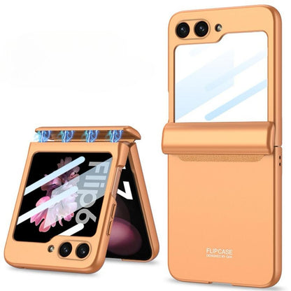 MatteShield Galaxy Z Flip 7, 6 & 5 360° Magnetic Hinge Case with Screen Protection