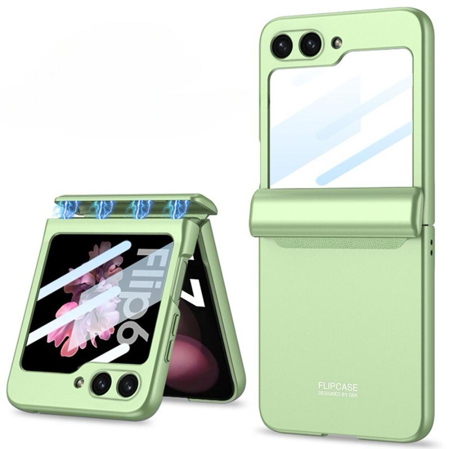 MatteShield Galaxy Z Flip 7, 6 & 5 360° Magnetic Hinge Case with Screen Protection