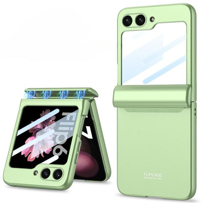 MatteShield Galaxy Z Flip 7, 6 & 5 360° Magnetic Hinge Case with Screen Protection