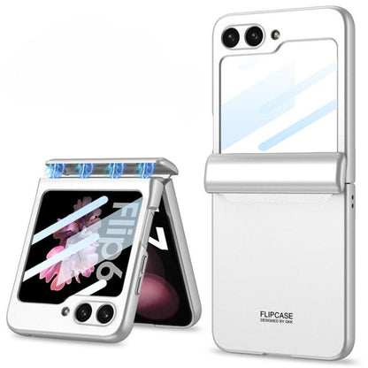 MatteShield Galaxy Z Flip 7, 6 & 5 360° Magnetic Hinge Case with Screen Protection
