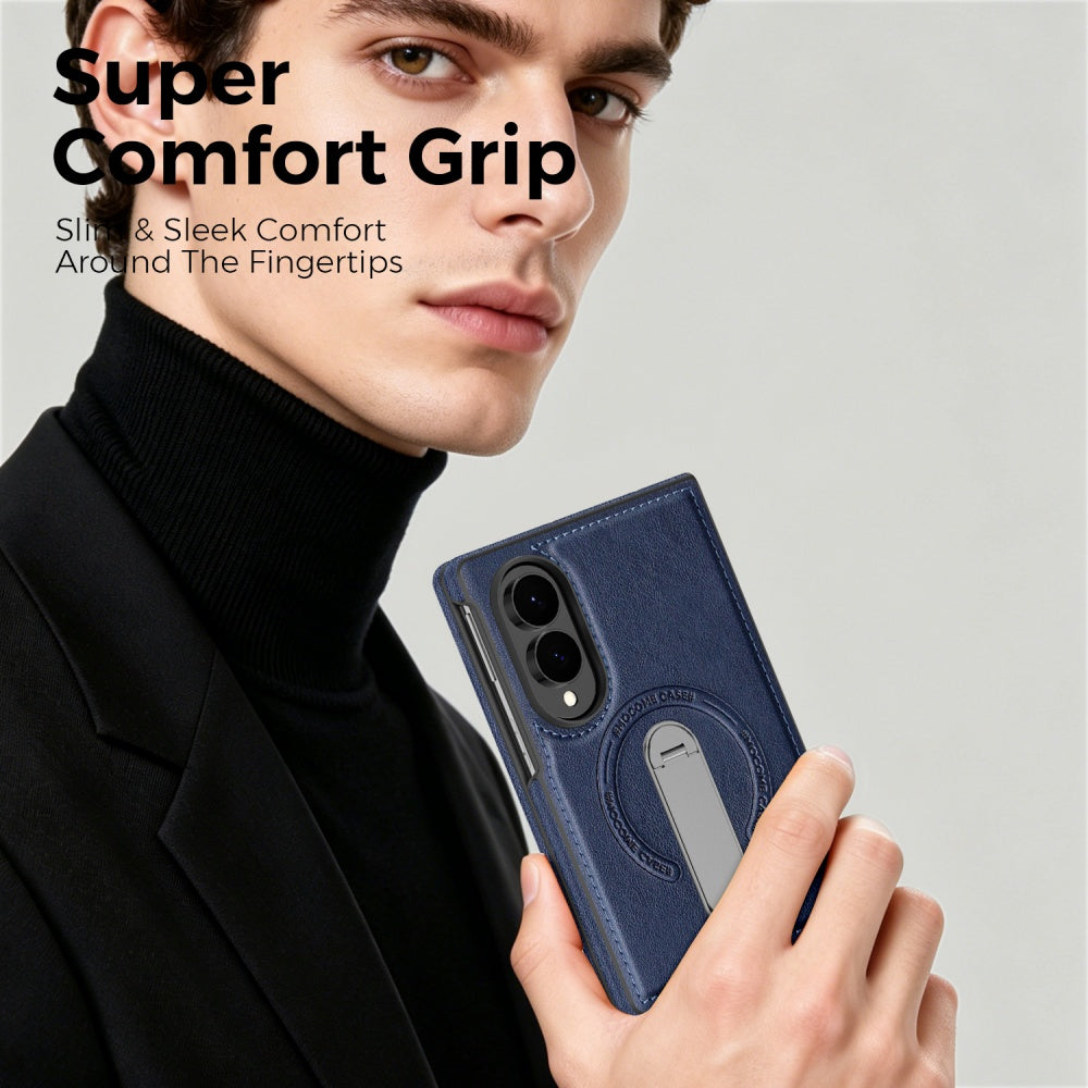 OrbitLux™ Leather 360° Magnetic Stand Z Fold Series Case