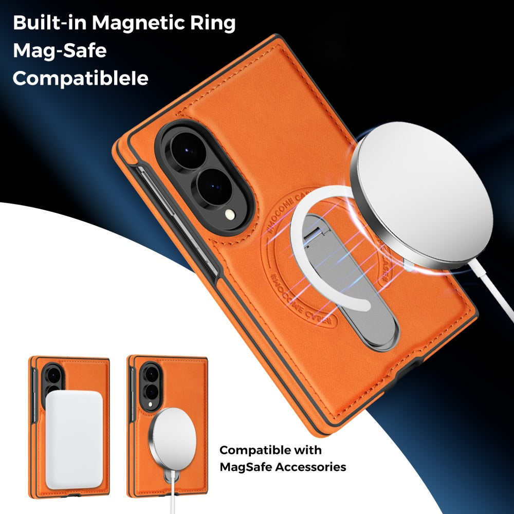 OrbitLux™ Leather 360° Magnetic Stand Z Fold Series Case