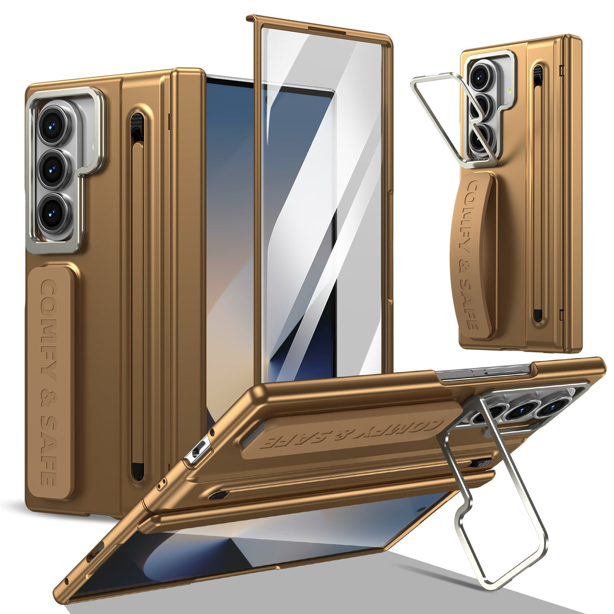 NobleFold™ Luxury Leather S Pen Z Fold Series Case