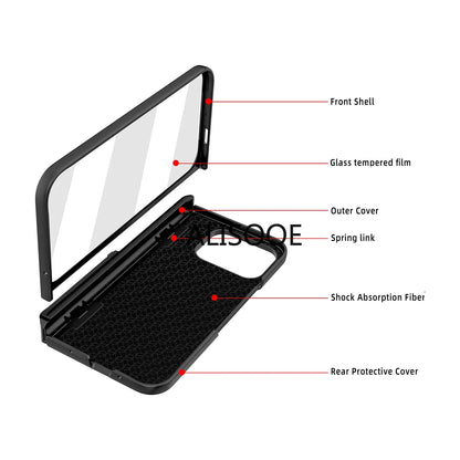 HingeShield Max Google Pixel 9 Pro Fold Case with Invisible Stand & Full Coverage