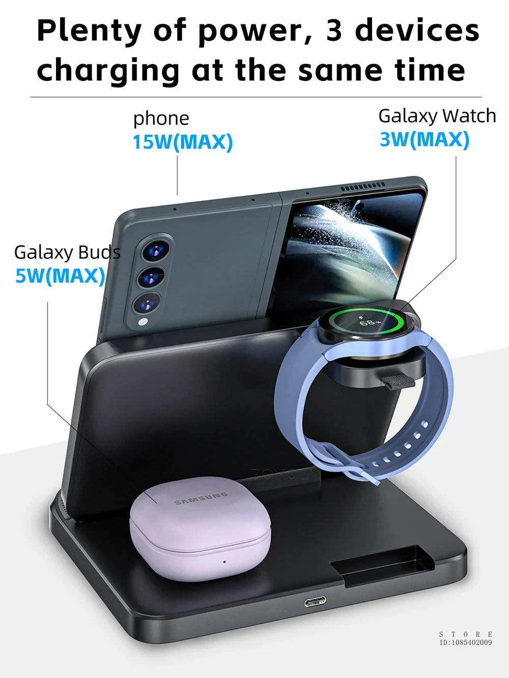 PowerDock™ Fast Wireless Charging Station