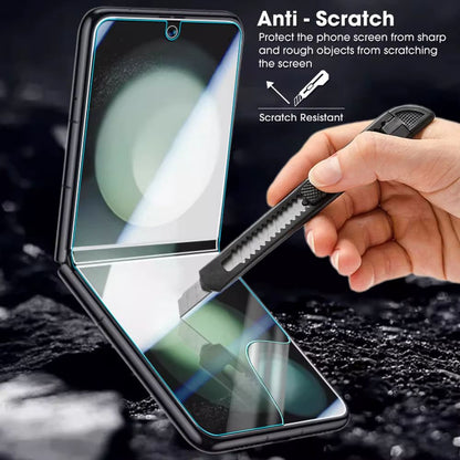 AquaGuard Galaxy Z Flip 7, 6, 5 & 4 9-in-1 Hydrogel Full Screen Protector Set