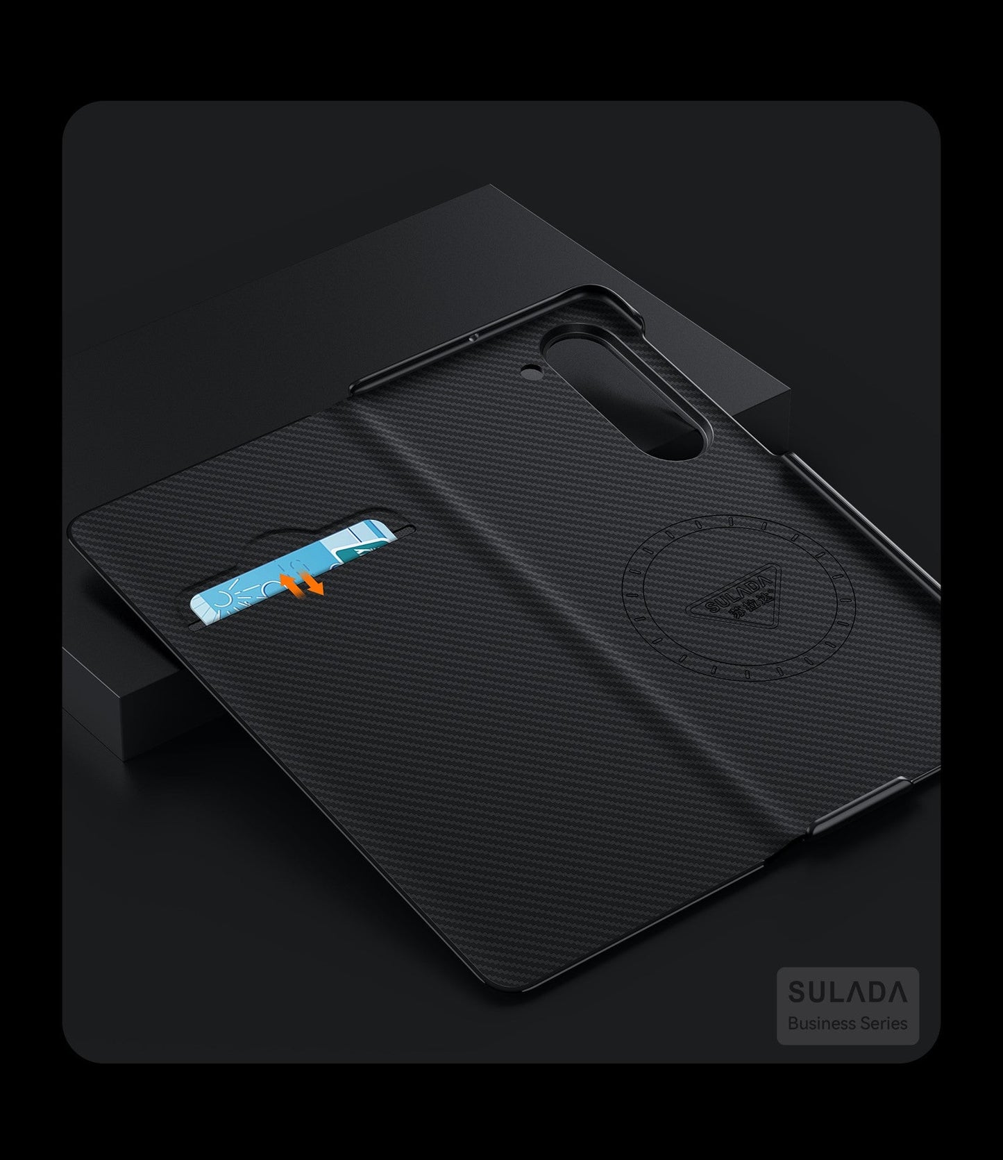 CarbonVault™ MagSafe Wallet Case for Samsung Galaxy Z Fold 7 / 6 / 5 / 4