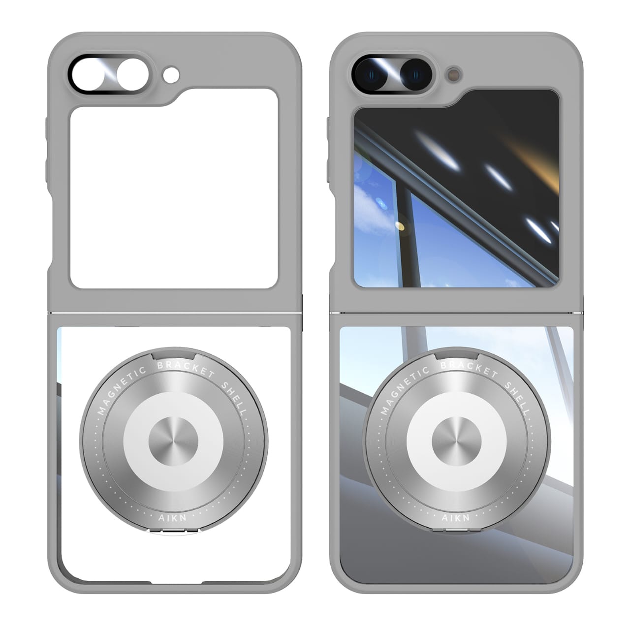 MagArmor Galaxy Z Flip 7 & 6 Magnetic Case with 360° Ring Stand