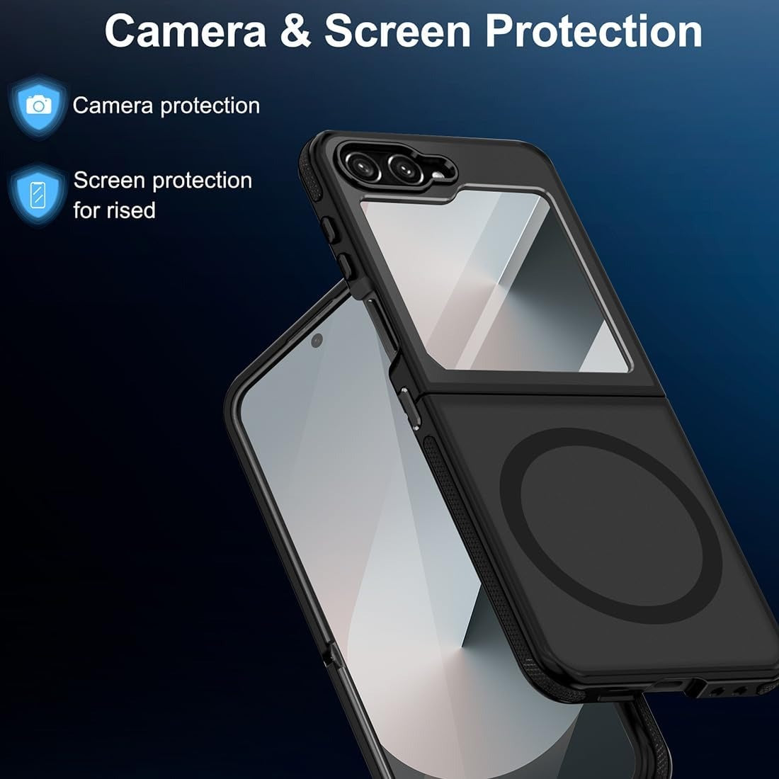 MagArmor Galaxy Z Flip 7, 6 & 5 Matte MagSafe Case with Wireless Charging