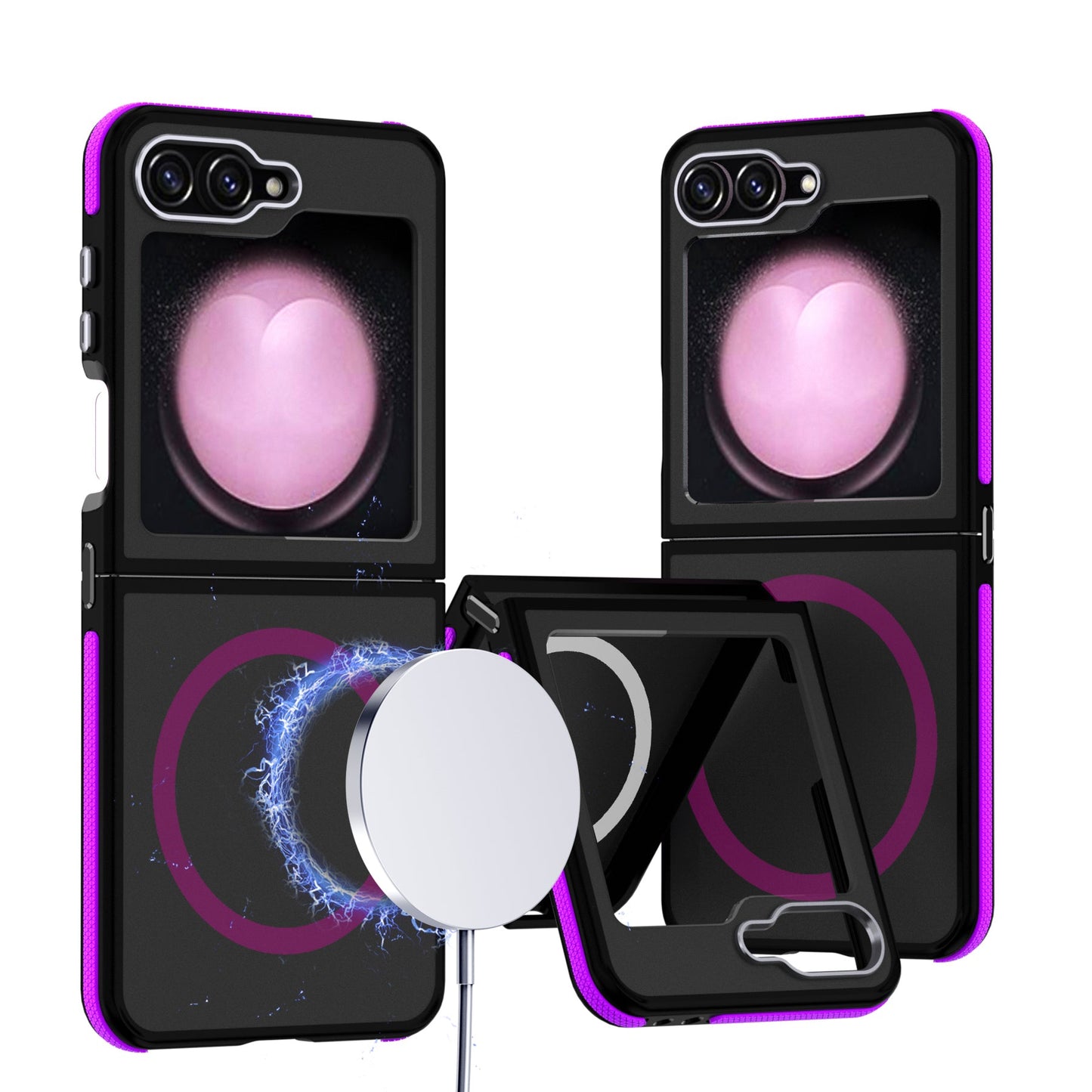 MagArmor Galaxy Z Flip 7, 6 & 5 Matte MagSafe Case with Wireless Charging